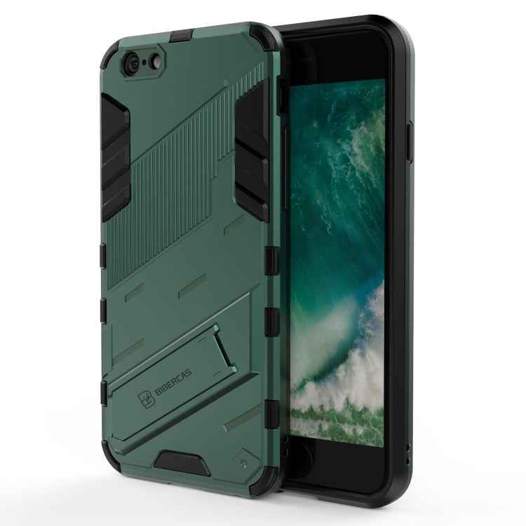 Punk Armor 2 in 1 PC + TPU Shockproof Case with Invisible Holder, For iPhone 11 Pro Max, For iPhone X / XS, For iPhone XR, For iPhone XS Max, For iPhone 6 & 6s, For iPhone 6 Plus & 6s Plus