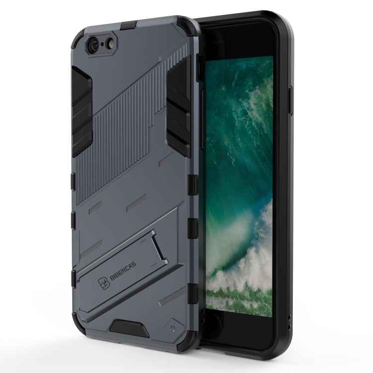 Punk Armor 2 in 1 PC + TPU Shockproof Case with Invisible Holder, For iPhone 11 Pro Max, For iPhone X / XS, For iPhone XR, For iPhone XS Max, For iPhone 6 & 6s, For iPhone 6 Plus & 6s Plus