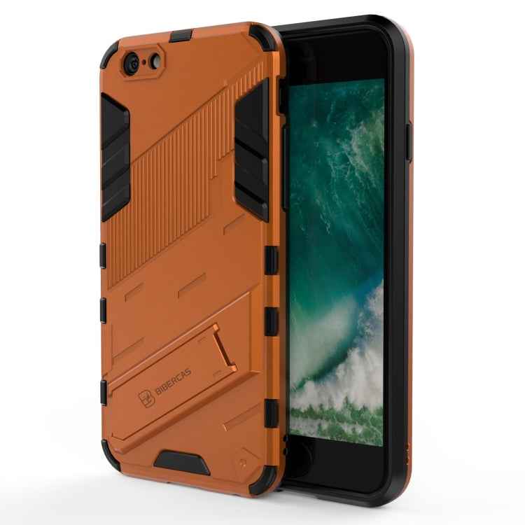 Punk Armor 2 in 1 PC + TPU Shockproof Case with Invisible Holder, For iPhone 11 Pro Max, For iPhone X / XS, For iPhone XR, For iPhone XS Max, For iPhone 6 & 6s, For iPhone 6 Plus & 6s Plus