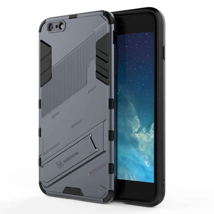 Punk Armor 2 in 1 PC + TPU Shockproof Case with Invisible Holder, For iPhone 11 Pro Max, For iPhone X / XS, For iPhone XR, For iPhone XS Max, For iPhone 6 & 6s, For iPhone 6 Plus & 6s Plus