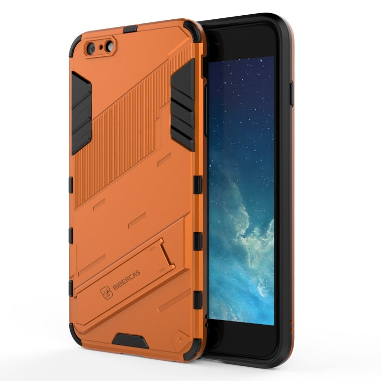 Punk Armor 2 in 1 PC + TPU Shockproof Case with Invisible Holder, For iPhone 11 Pro Max, For iPhone X / XS, For iPhone XR, For iPhone XS Max, For iPhone 6 & 6s, For iPhone 6 Plus & 6s Plus
