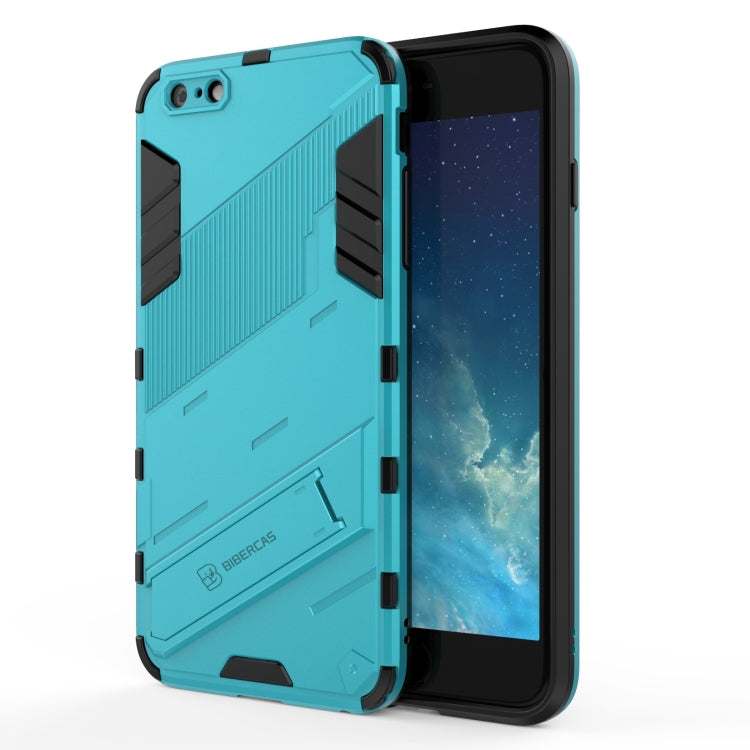 Punk Armor 2 in 1 PC + TPU Shockproof Case with Invisible Holder, For iPhone 11 Pro Max, For iPhone X / XS, For iPhone XR, For iPhone XS Max, For iPhone 6 & 6s, For iPhone 6 Plus & 6s Plus
