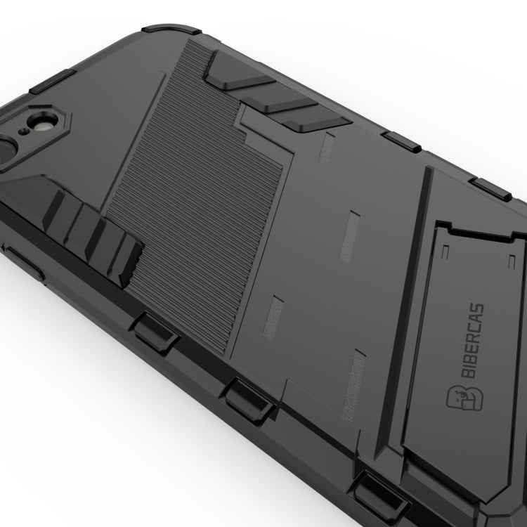 Punk Armor 2 in 1 PC + TPU Shockproof Case with Invisible Holder, For iPhone 7 & 8, For iPhone 7 Plus & 8 Plus