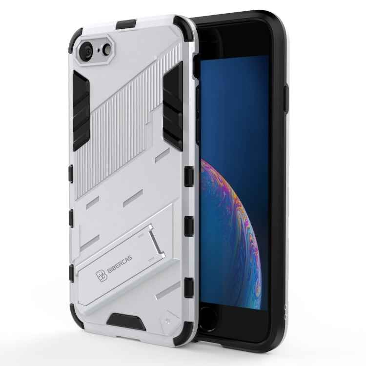 Punk Armor 2 in 1 PC + TPU Shockproof Case with Invisible Holder, For iPhone 7 & 8, For iPhone 7 Plus & 8 Plus