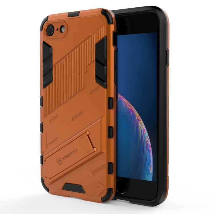 Punk Armor 2 in 1 PC + TPU Shockproof Case with Invisible Holder, For iPhone 7 & 8, For iPhone 7 Plus & 8 Plus