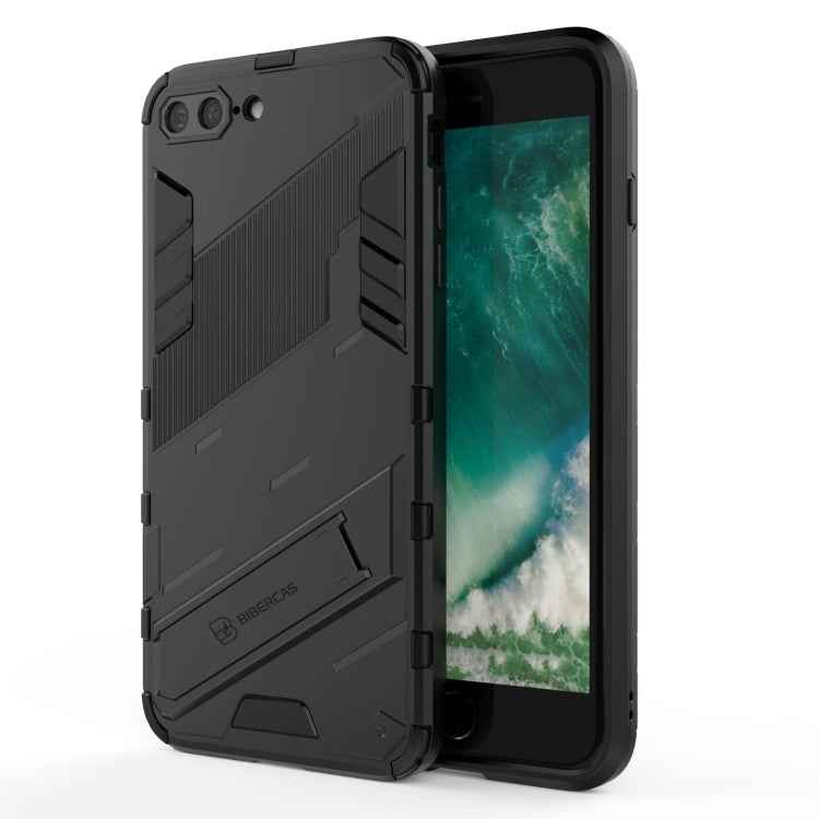 Punk Armor 2 in 1 PC + TPU Shockproof Case with Invisible Holder, For iPhone 7 & 8, For iPhone 7 Plus & 8 Plus