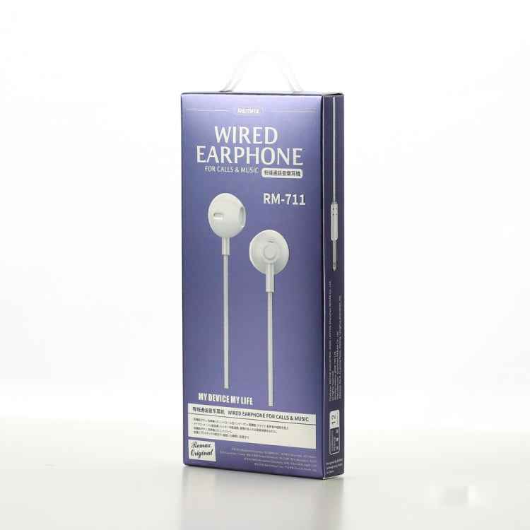 REMAX RM-711 Music Wired Earphone with MIC & Support Hands-free