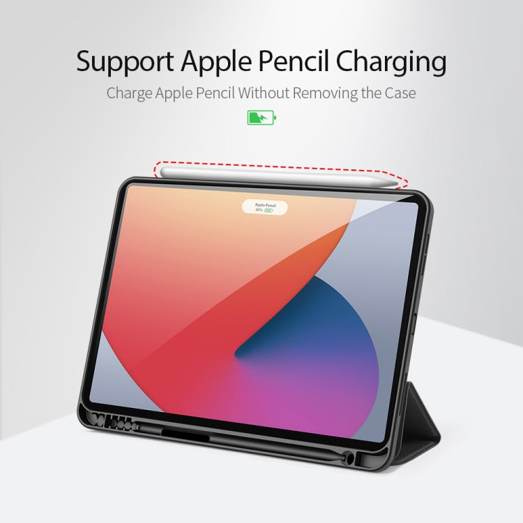 DUX DUCIS Domo Series Horizontal Flip Magnetic TPU + PU Leather Case with Three-folding Holder & Pen Slot & Sleep / Wake-up Function, iPad Pro 11 (2021)/(2020), iPad Pro 12.9 2021 / 2020