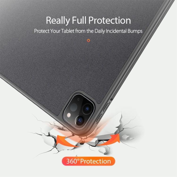 DUX DUCIS Domo Series Horizontal Flip Magnetic TPU + PU Leather Case with Three-folding Holder & Pen Slot & Sleep / Wake-up Function, iPad Pro 11 (2021)/(2020), iPad Pro 12.9 2021 / 2020
