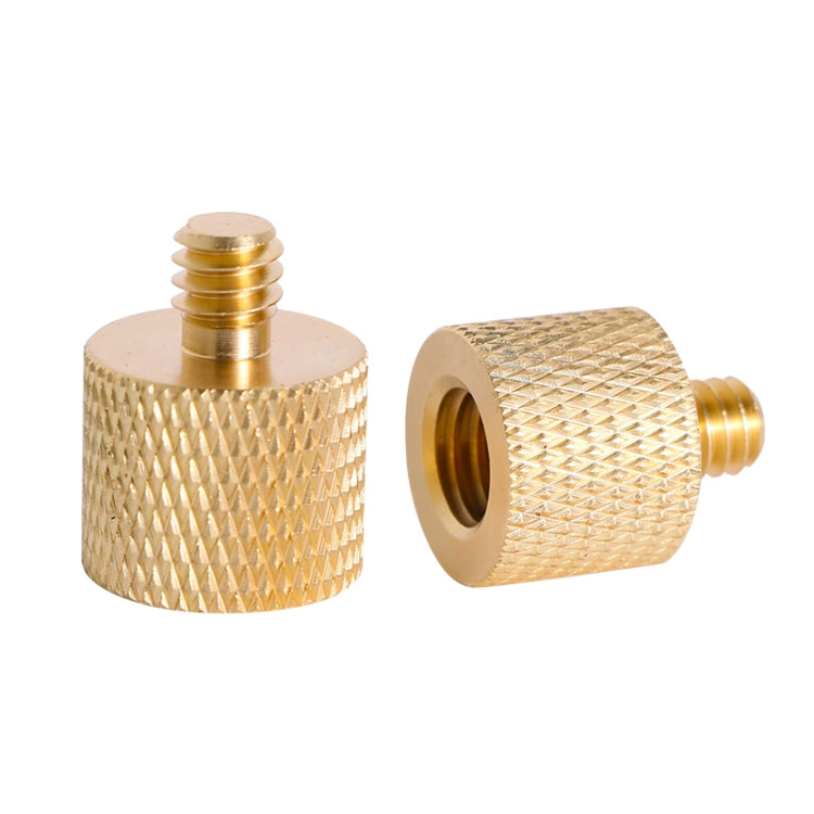 BEXIN LS082 - 2 tornillos de conversión de rosca hembra de 3/8" a macho de 1/4", LS082