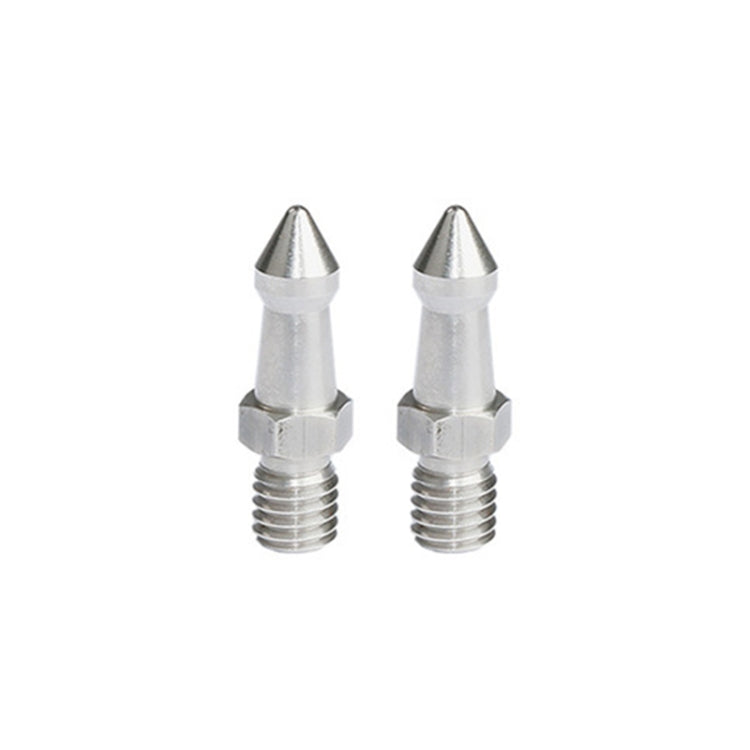 BEXIN LS006 2PCS Stainless Steel M8 inch Feet Screws For SLR Tripod, LS006