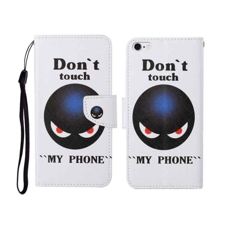 Painted Pattern Horizontal Flip Leathe Case, For iPhone 6, For iPhone 6 Plus, For iPhone 7 Plus