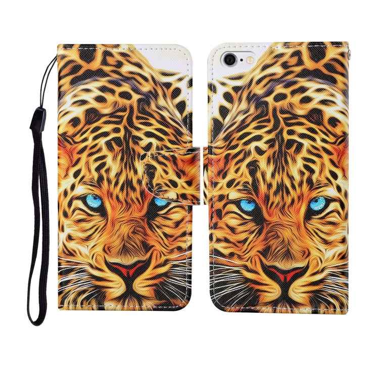 Painted Pattern Horizontal Flip Leathe Case, For iPhone 6, For iPhone 6 Plus, For iPhone 7 Plus