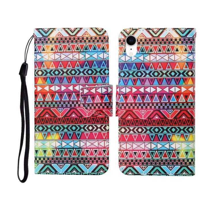 Painted Pattern Horizontal Flip Leathe Case, For iPhone SE (2020)/ 7 /8, For iPhone X, For iPhone XR
