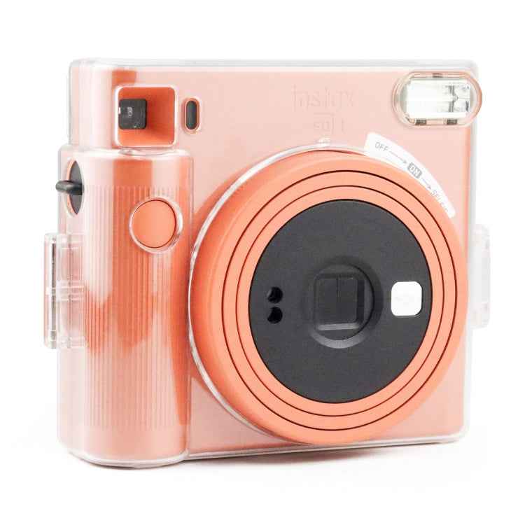 Clear Crystal Camera Bag with Shoulder Strap for Fujifilm Instax Square SQ1