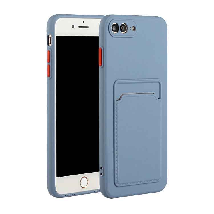 Card Slot Design Shockproof TPU Protective Case, For iPhone 8 & 7, For iPhone 8 Plus & 7 Plus, For iPhone 11, For iPhone 11 Pro