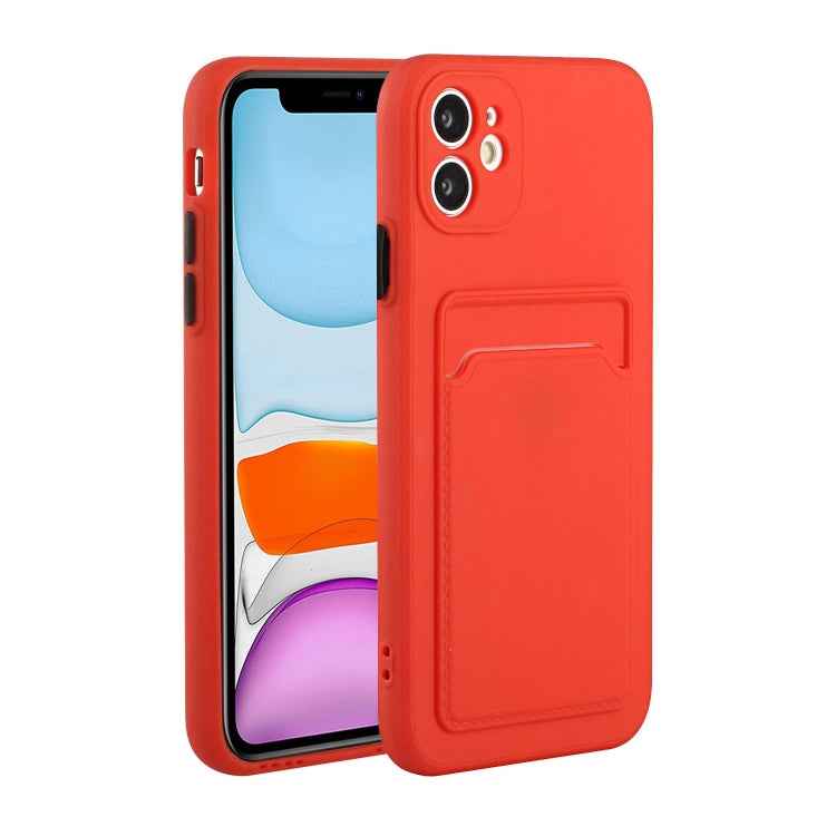 Card Slot Design Shockproof TPU Protective Case, For iPhone 8 & 7, For iPhone 8 Plus & 7 Plus, For iPhone 11, For iPhone 11 Pro