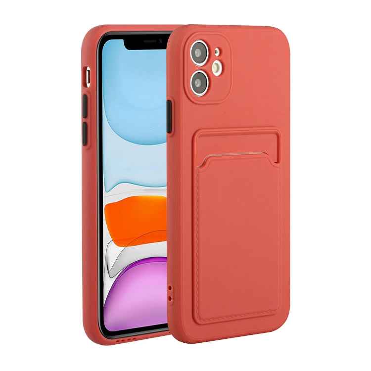 Card Slot Design Shockproof TPU Protective Case, For iPhone 8 & 7, For iPhone 8 Plus & 7 Plus, For iPhone 11, For iPhone 11 Pro