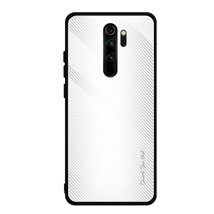 Carbon Fiber Texture Gradient Color Glass Case, For Xiaomi Redmi Note 8 Pro, For Xiaomi Redmi Note 8, For iPhone 11 Pro Max, For iPhone 11