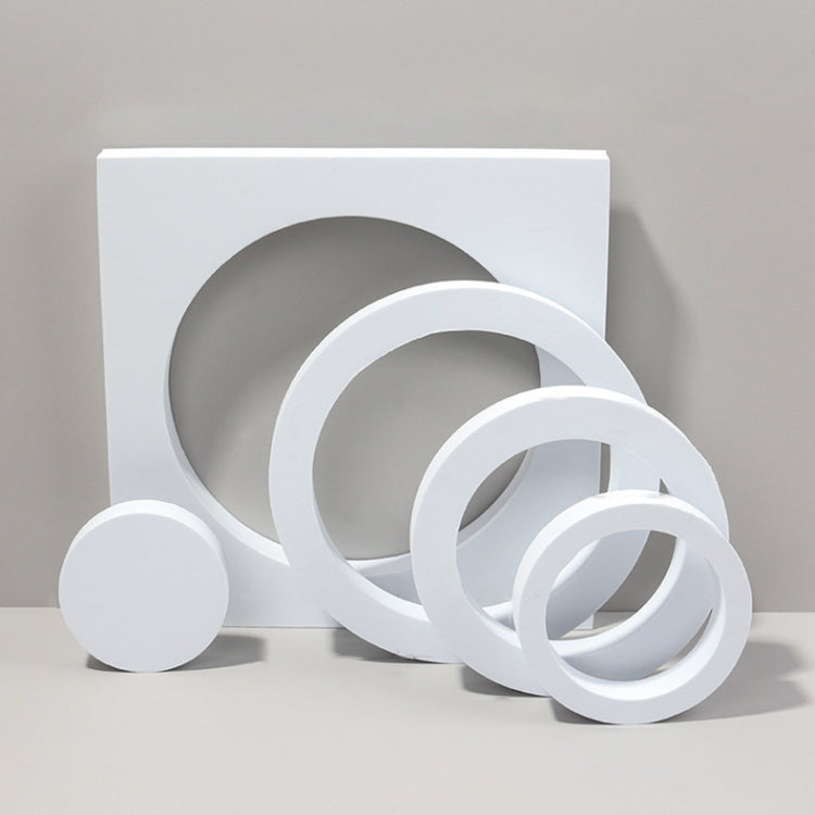 Geometric Cube Solid Color Photography Photo Background Table Shooting Foam Props, 7.6 x 6cm Cylinder, Round Combo Kits, 18 x 2cm Hexagon, Cuboid Door Combo Kits