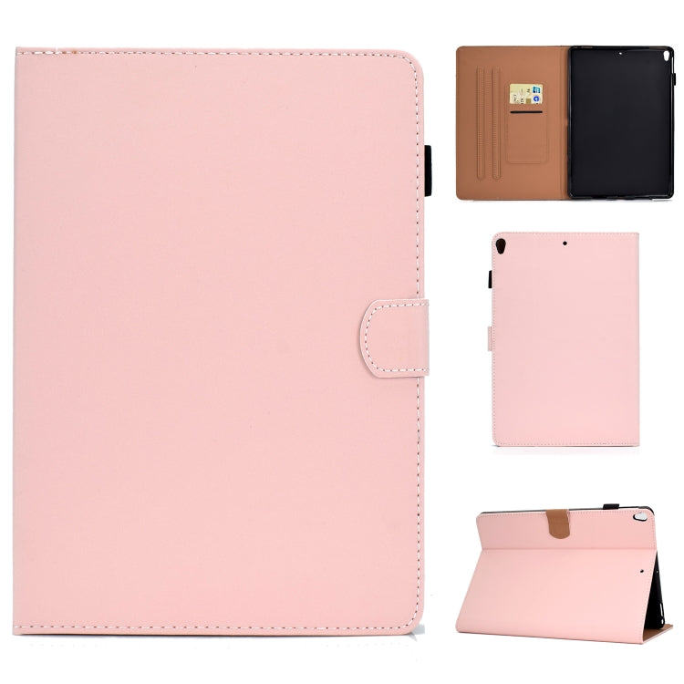 Solid Color Horizontal Flip Leather Case with Holder & Card Slots & Pen Slot & Sleep / Wake-up Function, For iPad 10.2 2021 / 2020 / 2019