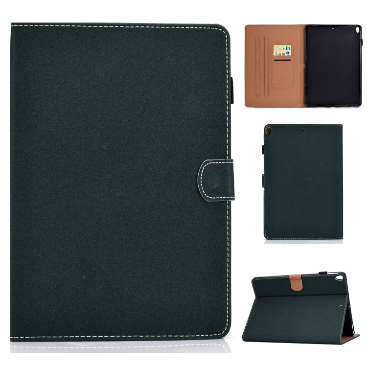 Solid Color Horizontal Flip Leather Case with Holder & Card Slots & Pen Slot & Sleep / Wake-up Function, For iPad 10.2 2021 / 2020 / 2019