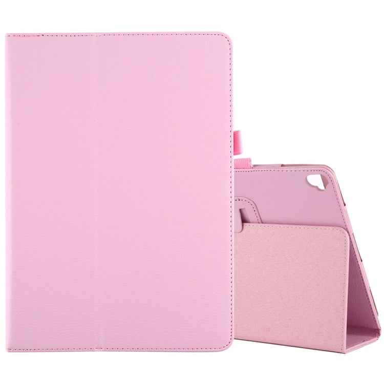 For iPad 10.2 / 10.5 Litchi Texture Horizontal Flip Leather Case with Holder