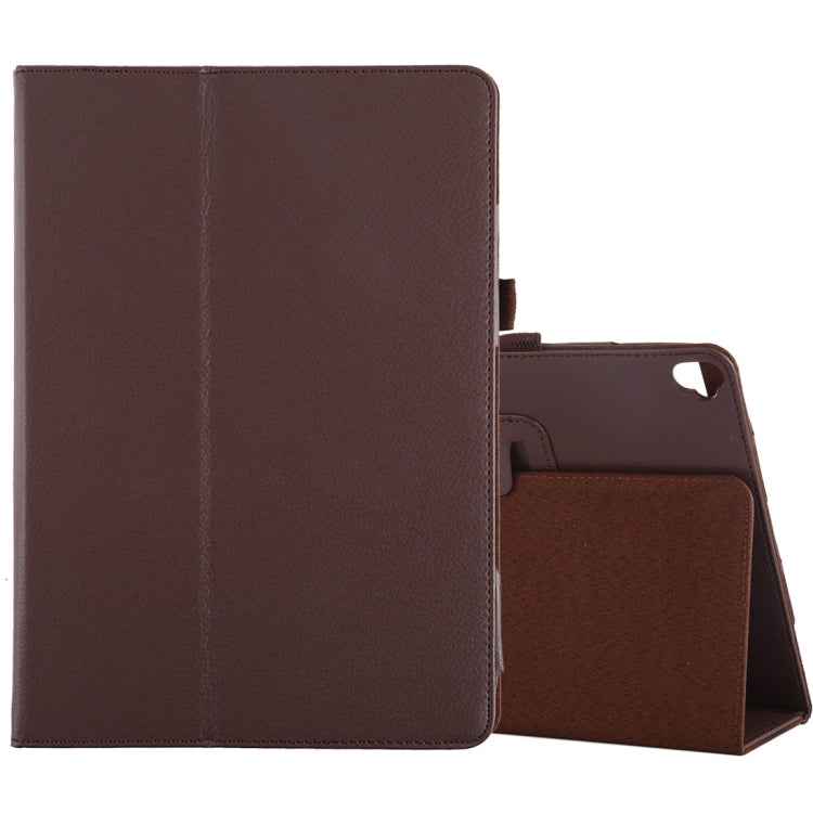 For iPad 10.2 / 10.5 Litchi Texture Horizontal Flip Leather Case with Holder