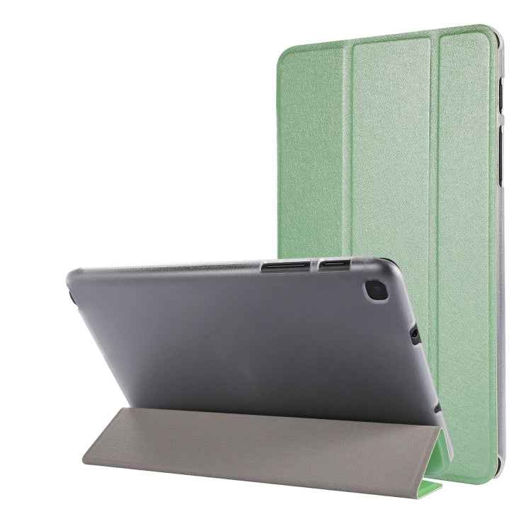 Silk Texture Three-fold Horizontal Flip Leather Case with Holder & Pen Slot, For Samsung Galaxy Tab A7 Lite 8.7 T220 / T225, For iPad Air 13 2025 / 2024 / iPad Pro 12.9 2022 / 2021, For iPad Pro 11 (2021)