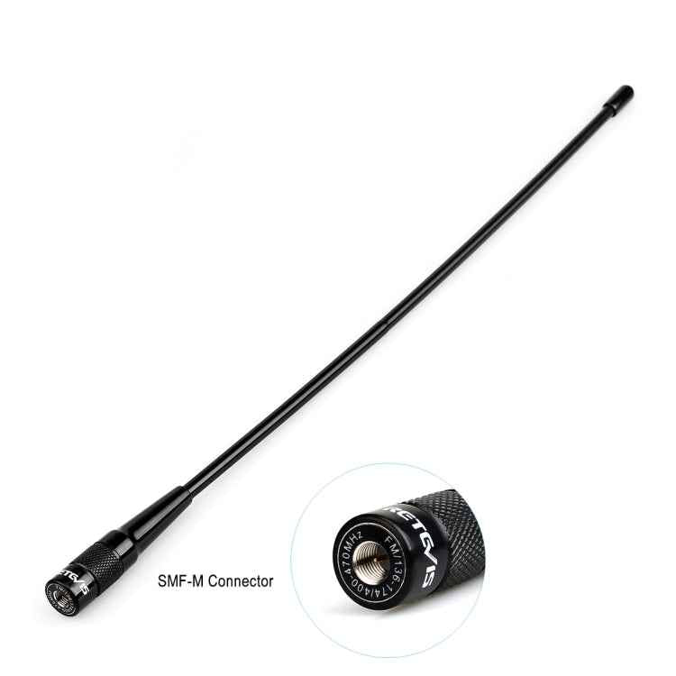 RETEVIS RHD-771 136-174+400-480MHz SMA-M Male Dual Band Antenna for RT1/RT2/RT3 TYT MD-380/UV8000D