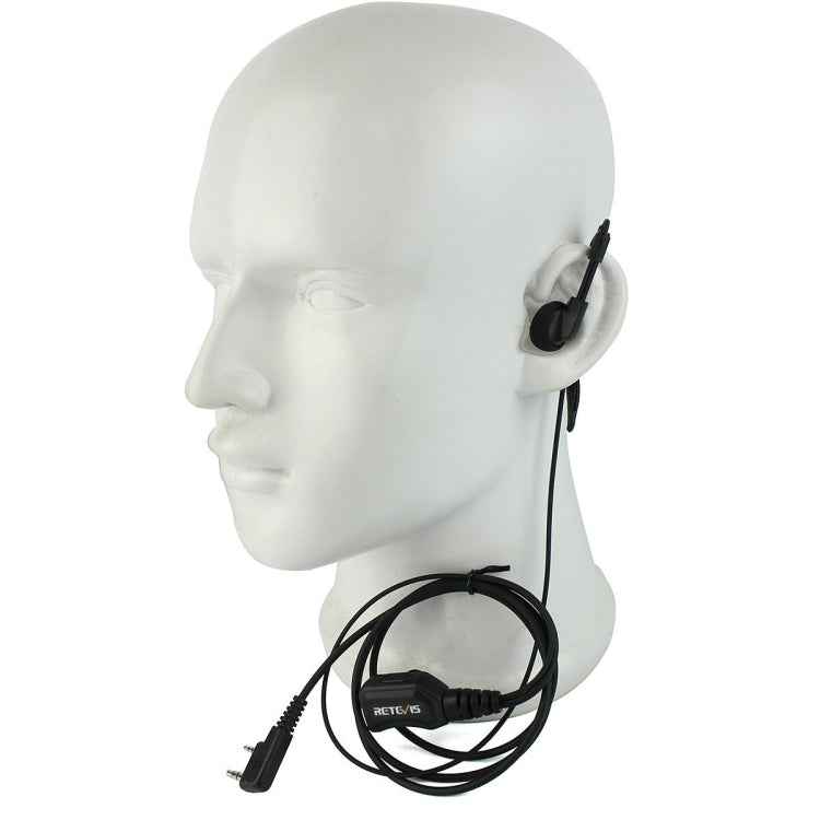 RETEVIS R-111 G Type PTT Adjustable Volume Earphone Microphone for H-777/RT-5R/RT1/RT2/RT5