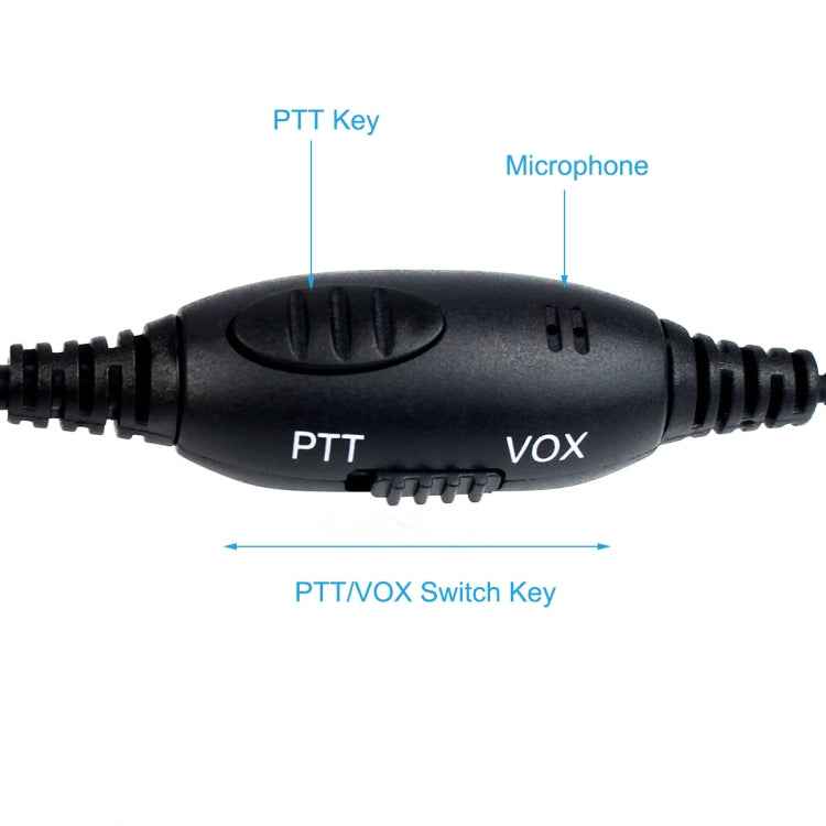 RETEVIS R-114 2 Pin K Head VOX Headset Earphone Microphone