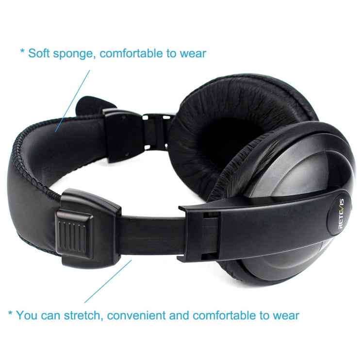 RETEVIS R-114 2 Pin K Head VOX Headset Earphone Microphone