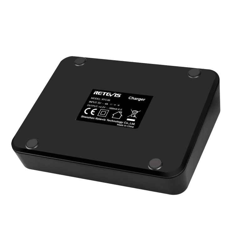 RETEVIS RTC48 Multi-function Interchangeable Slots Six-Way Walkie Talkie Charger for Retevis RT48/RT648