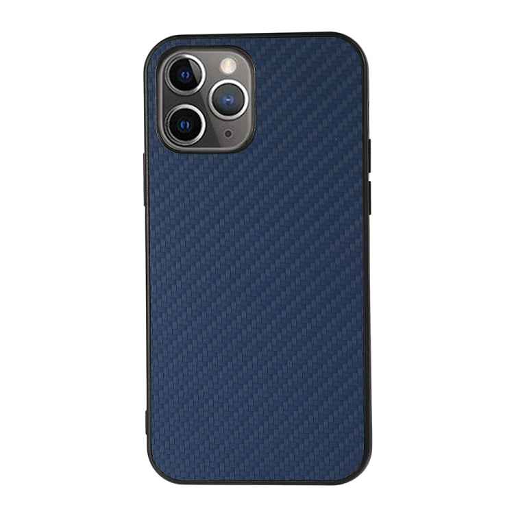 Carbon Fiber Skin PU + PC + TPU Shockprof Protective Case, For iPhone 11, For iPhone 11 Pro, For iPhone 11 Pro Max, For iPhone 12 mini, For iPhone 12, For iPhone 12 Pro, For iPhone 12 Pro Max