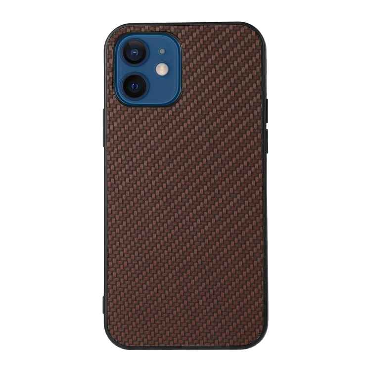 Carbon Fiber Skin PU + PC + TPU Shockprof Protective Case, For iPhone 11, For iPhone 11 Pro, For iPhone 11 Pro Max, For iPhone 12 mini, For iPhone 12, For iPhone 12 Pro, For iPhone 12 Pro Max