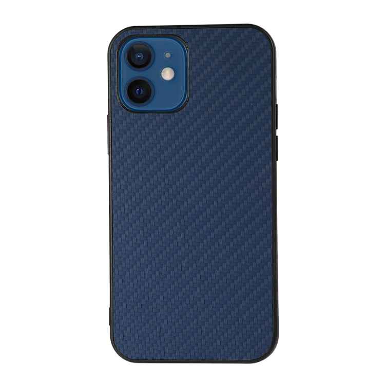 Carbon Fiber Skin PU + PC + TPU Shockprof Protective Case, For iPhone 11, For iPhone 11 Pro, For iPhone 11 Pro Max, For iPhone 12 mini, For iPhone 12, For iPhone 12 Pro, For iPhone 12 Pro Max