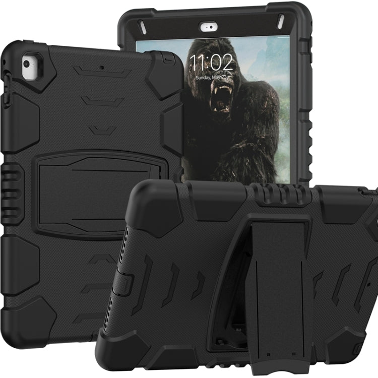 3-Layer Protection Screen Frame + PC + Silicone Shockproof Combination Case with Holder, For iPad 9.7 (2018) / (2017) / Air 2 / Pro 9.7, For iPad 10.2 2021 / 2020 / 2019, For iPad Pro 10.5 (2019) / (2017)