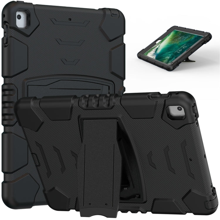 3-Layer Protection Screen Frame + PC + Silicone Shockproof Combination Case with Holder, For iPad 9.7 (2018) / (2017) / Air 2 / Pro 9.7, For iPad 10.2 2021 / 2020 / 2019, For iPad Pro 10.5 (2019) / (2017)