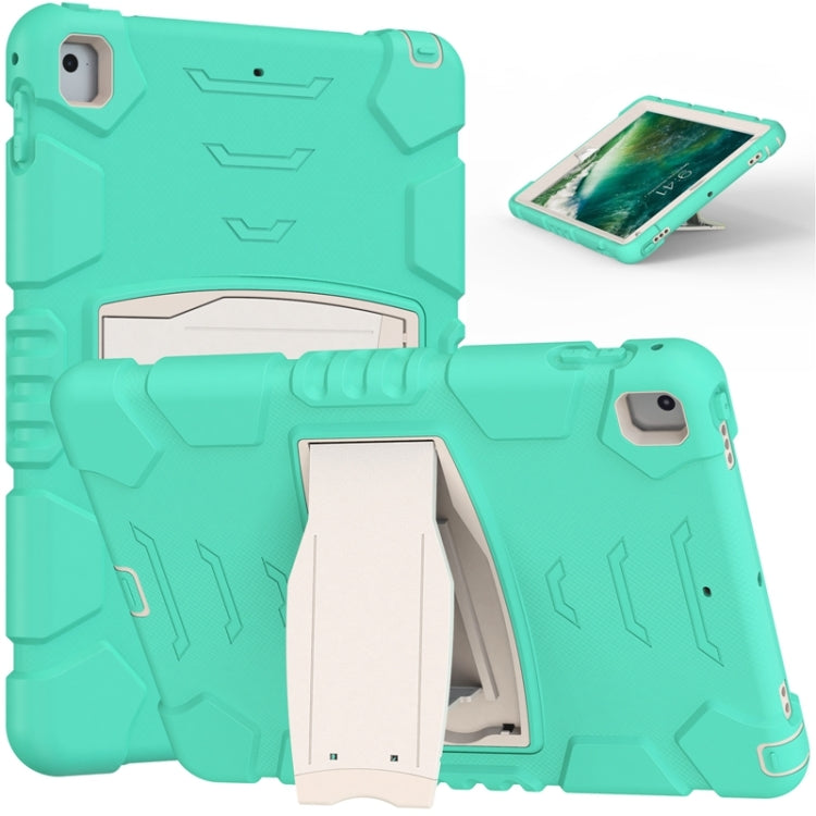 3-Layer Protection Screen Frame + PC + Silicone Shockproof Combination Case with Holder, For iPad 9.7 (2018) / (2017) / Air 2 / Pro 9.7, For iPad 10.2 2021 / 2020 / 2019, For iPad Pro 10.5 (2019) / (2017)