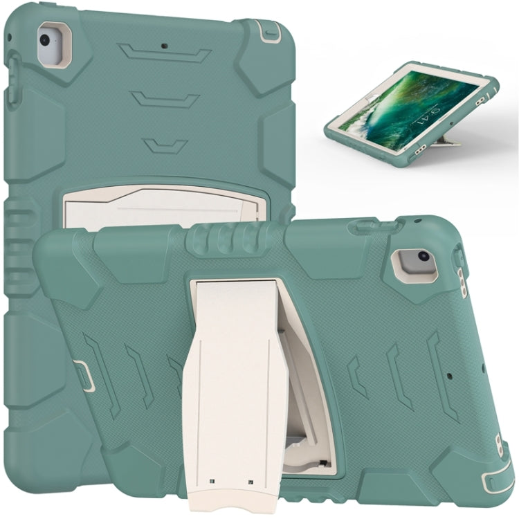 3-Layer Protection Screen Frame + PC + Silicone Shockproof Combination Case with Holder, For iPad 9.7 (2018) / (2017) / Air 2 / Pro 9.7, For iPad 10.2 2021 / 2020 / 2019, For iPad Pro 10.5 (2019) / (2017)
