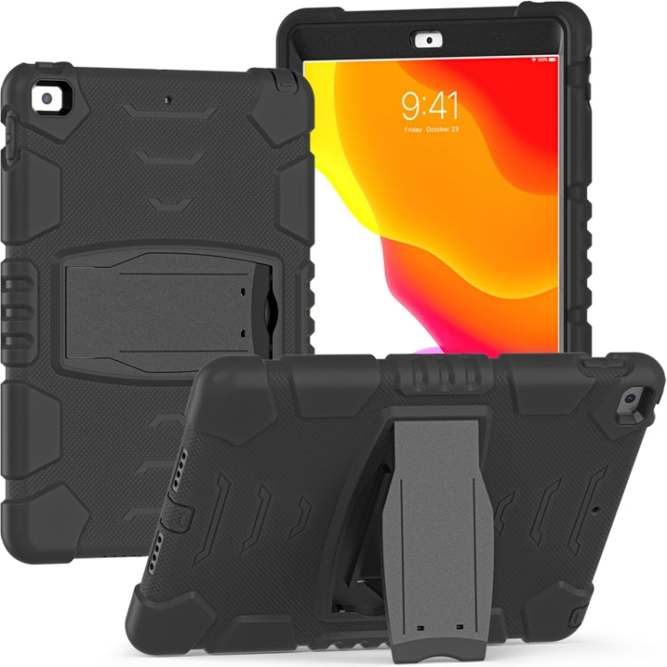 3-Layer Protection Screen Frame + PC + Silicone Shockproof Combination Case with Holder, For iPad 9.7 (2018) / (2017) / Air 2 / Pro 9.7, For iPad 10.2 2021 / 2020 / 2019, For iPad Pro 10.5 (2019) / (2017)