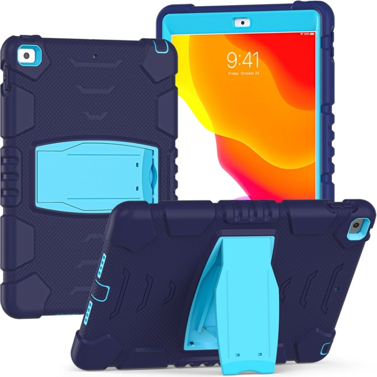 3-Layer Protection Screen Frame + PC + Silicone Shockproof Combination Case with Holder, For iPad 9.7 (2018) / (2017) / Air 2 / Pro 9.7, For iPad 10.2 2021 / 2020 / 2019, For iPad Pro 10.5 (2019) / (2017)