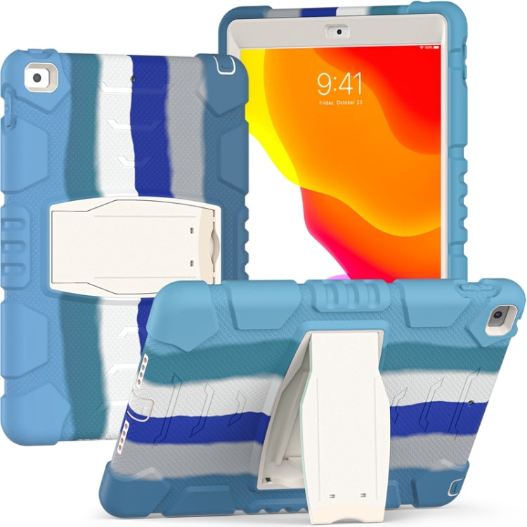 3-Layer Protection Screen Frame + PC + Silicone Shockproof Combination Case with Holder, For iPad 9.7 (2018) / (2017) / Air 2 / Pro 9.7, For iPad 10.2 2021 / 2020 / 2019, For iPad Pro 10.5 (2019) / (2017)