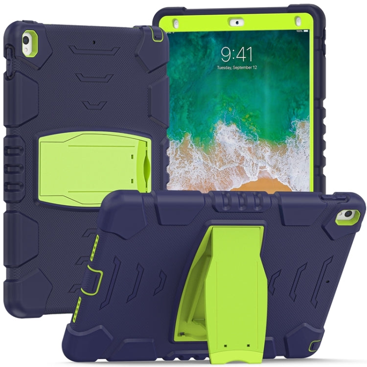 3-Layer Protection Screen Frame + PC + Silicone Shockproof Combination Case with Holder, For iPad 9.7 (2018) / (2017) / Air 2 / Pro 9.7, For iPad 10.2 2021 / 2020 / 2019, For iPad Pro 10.5 (2019) / (2017)
