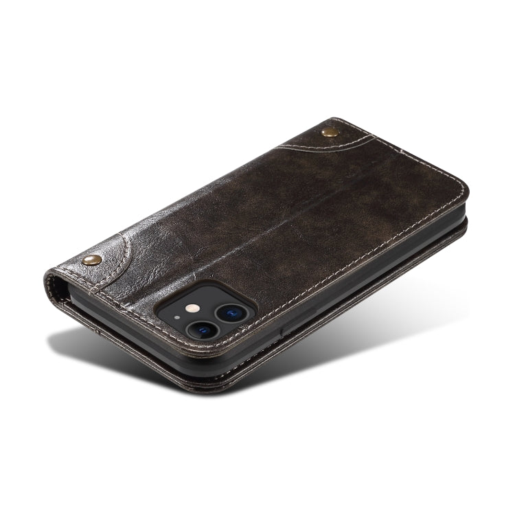 Baroque Simple Horizontal Flip Leather Case, with Holder & Card Slots & Wallet, For iPhone 11, For iPhone 11 Pro, For iPhone 11 Pro Max, For iPhone XS / X, For iPhone SE 2022 / SE 2020 / 8 / 7, For iPhone 8 Plus / 7 Plus, For iPhone XR, For iPhone XS Max