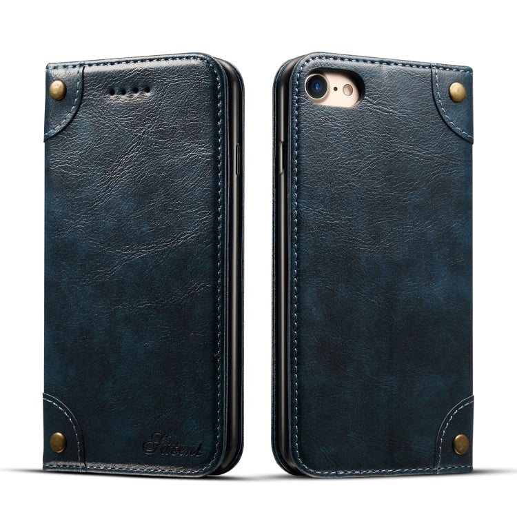 Baroque Simple Horizontal Flip Leather Case, with Holder & Card Slots & Wallet
