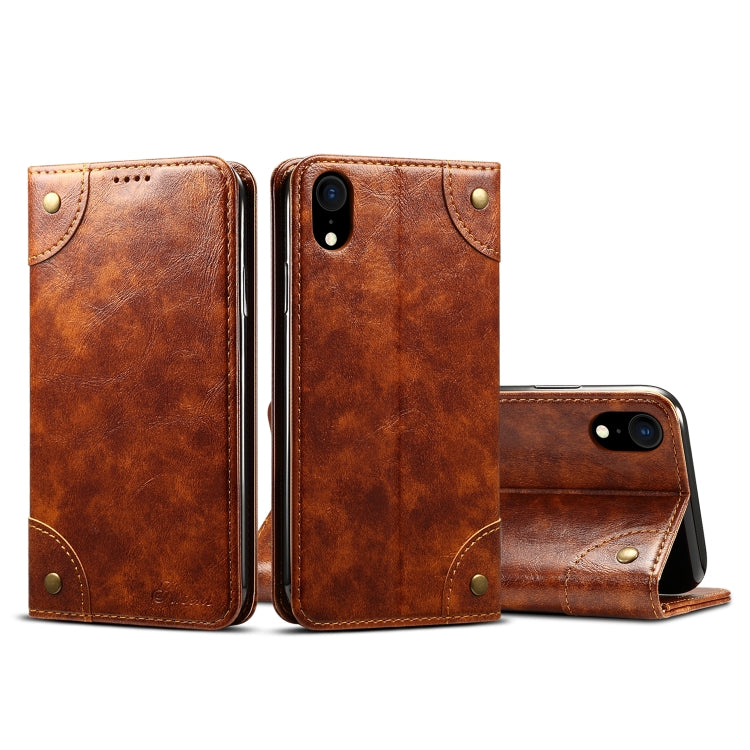 Baroque Simple Horizontal Flip Leather Case, with Holder & Card Slots & Wallet, For iPhone 11, For iPhone 11 Pro, For iPhone 11 Pro Max, For iPhone XS / X, For iPhone SE 2022 / SE 2020 / 8 / 7, For iPhone 8 Plus / 7 Plus, For iPhone XR, For iPhone XS Max