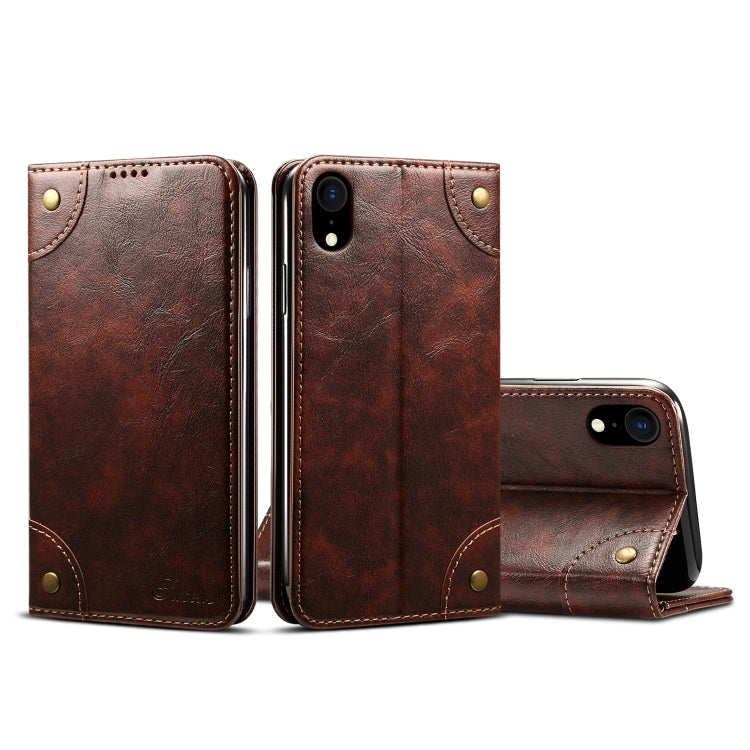 Baroque Simple Horizontal Flip Leather Case, with Holder & Card Slots & Wallet