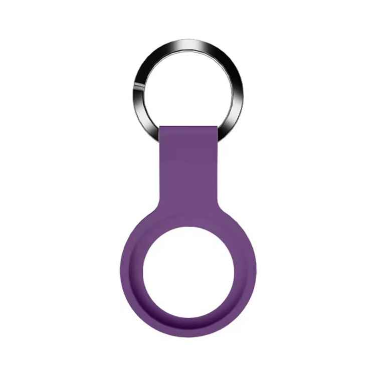 Mutural Liquid Silicone Protective Case with Key Ring for AirTag 2nd Gen / AirTag 1st Gen